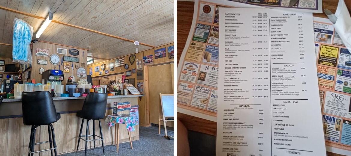 Grandma's Kitchen Menu